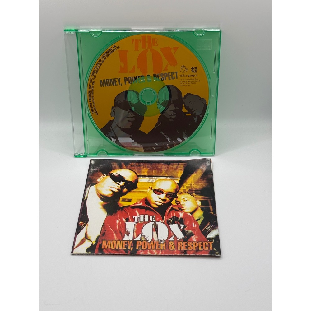 The LOX Money Power & Respect CD 1998 Bad Boy Records 78612-73115-2 Hip Hop